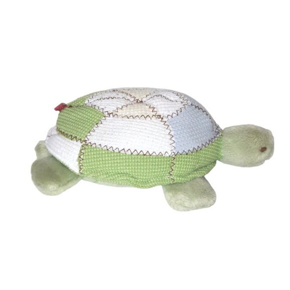 1999 Carter's John Lennon Yoko Ono Turtle Squeaker Baby Lovey Plush Stuffed Toy - Picture 3 of 8